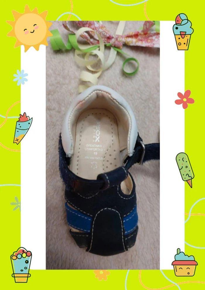 Chaussures été bébé garçon en cuir Taille 19 - photo numéro 6