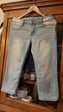 Pantacourt jeans Onada t L