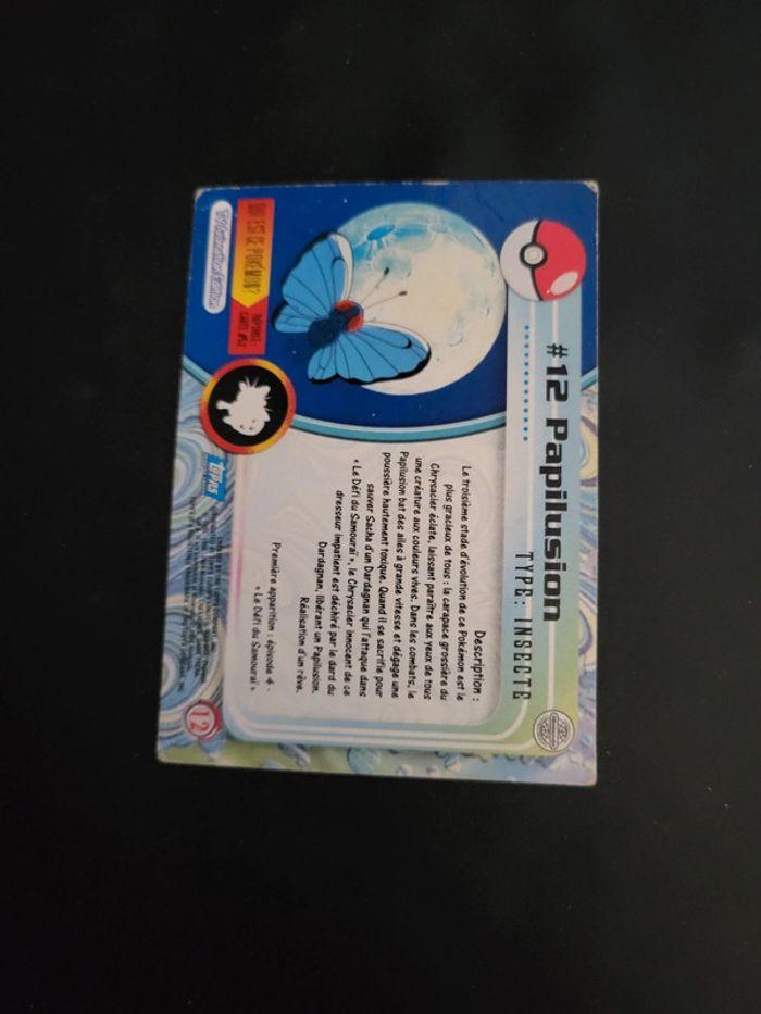 Carte pokemon papilusion topp brillante - photo numéro 2