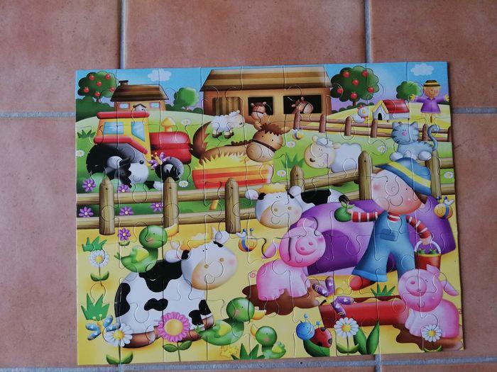 Puzzle 45 pièces animaux de la ferme - photo numéro 3