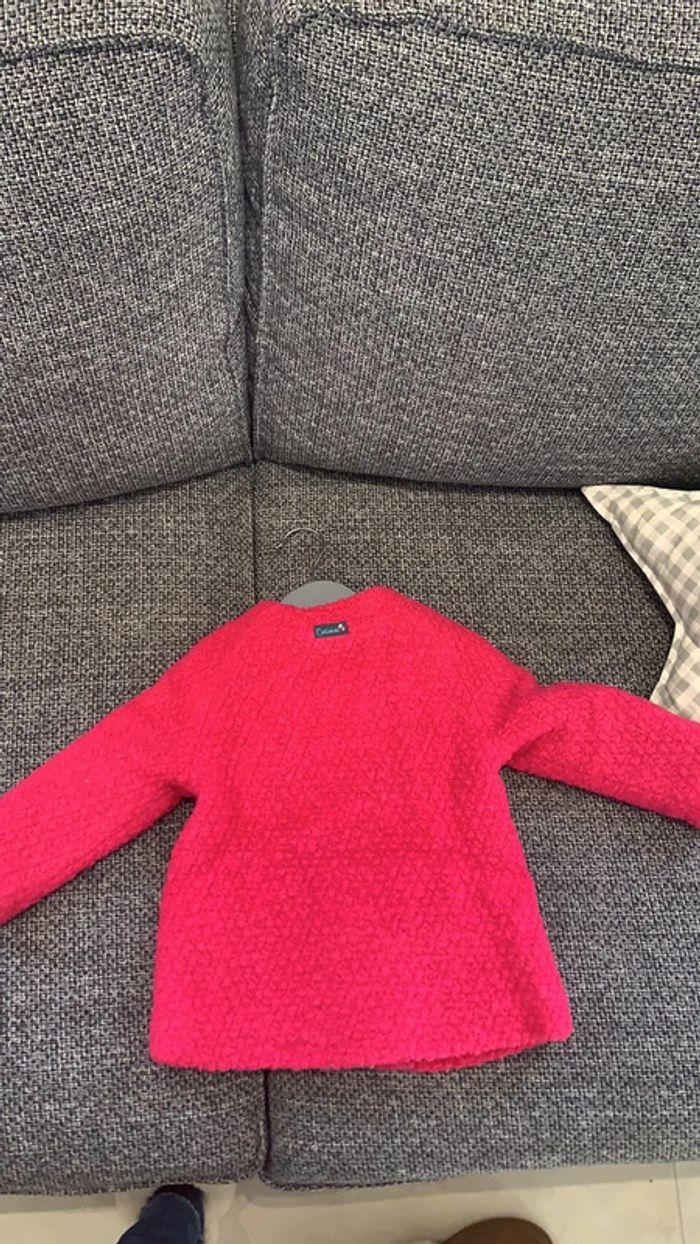 Manteau Catimini, rose fushia, 18 mois en très bon état - photo numéro 2