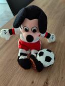 Peluche Mickey footballeur