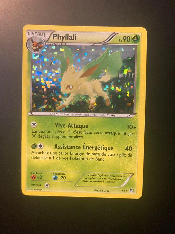 Phyllali 1/12 - Promo Mac Donald's 2013 - Carte Pokémon rare - photo numéro 1