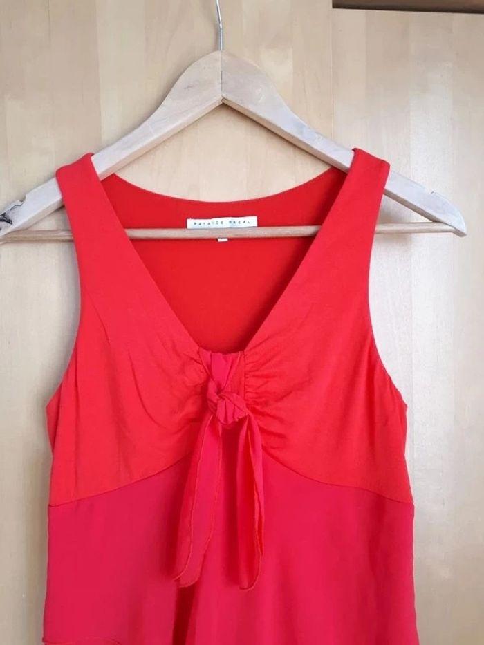 Robe rouge corail Bréal 38 comme neuve - photo numéro 4