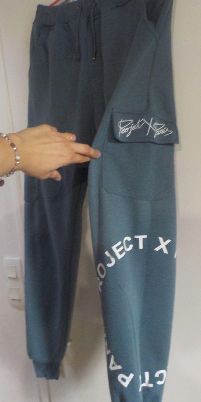 ENSEMBLE SWEAT + PANTALON PROJECT X BLEU TAILLE L - photo numéro 5