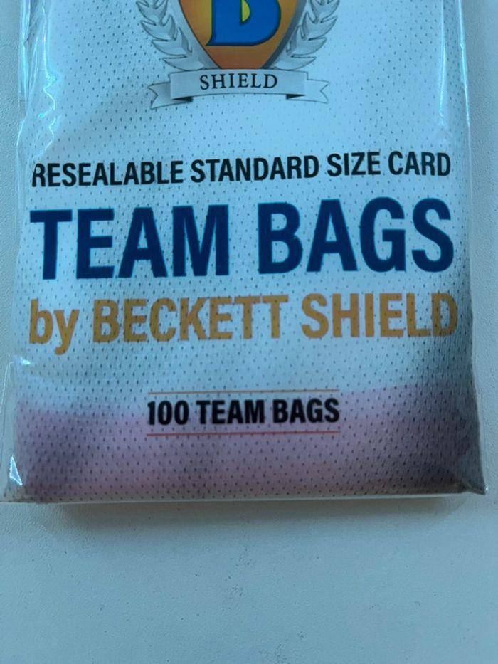 1 paquet de 100 team bags resealable Beckett Shield - photo numéro 3