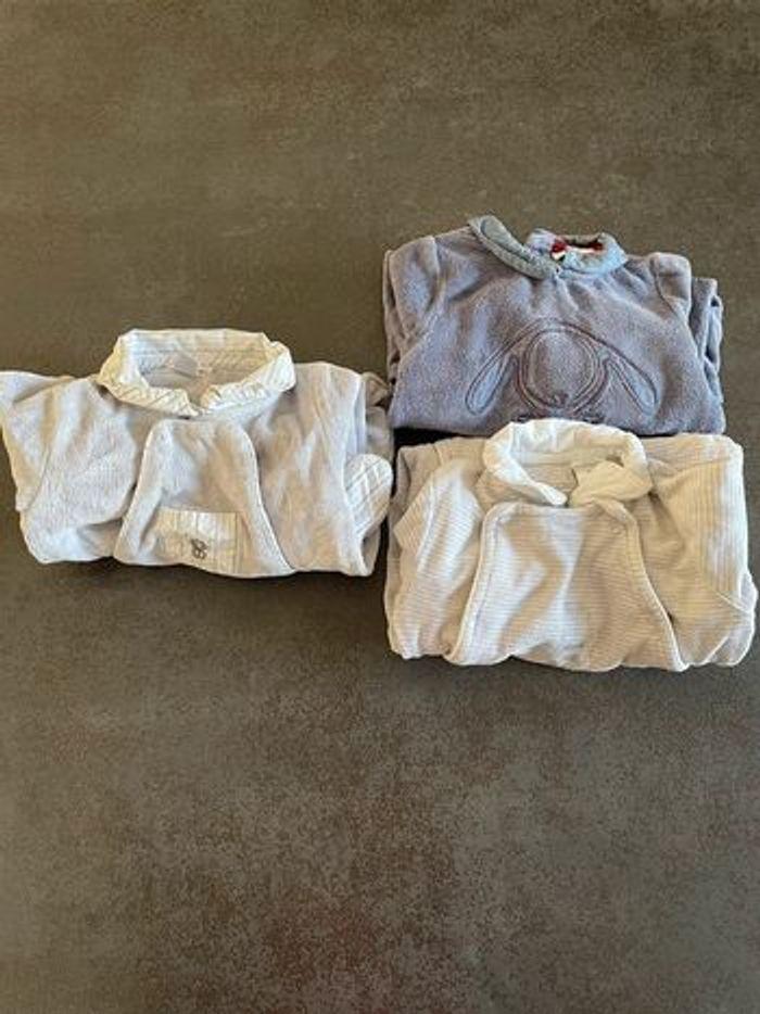 Lot de 3 pyjamas/grenouillères garçon Obaïbi - photo numéro 9