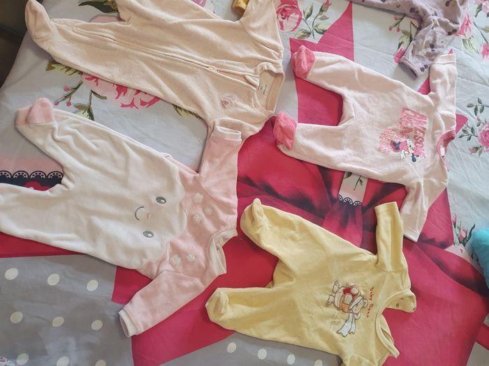 Lot de pijama fille bébé 1mois - photo numéro 2