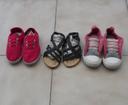 Lot de 3 chaussures et sandales