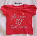 Tee-shirt 6 mois