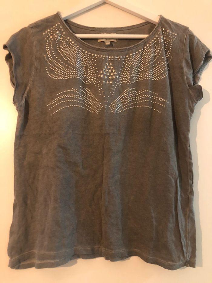 T-shirt Zara gris M - photo numéro 1