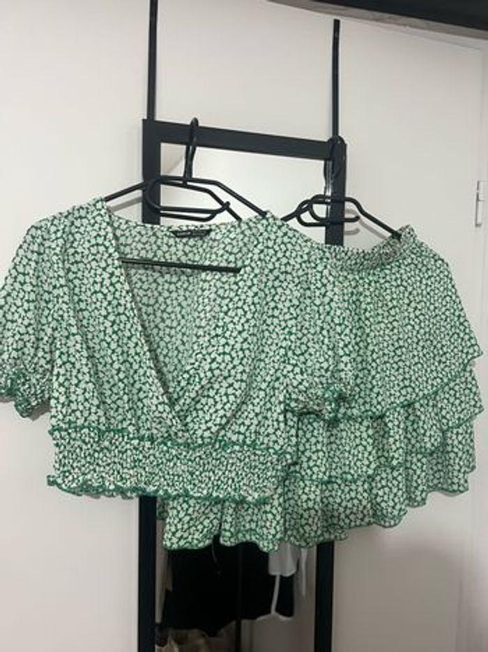 Ensemble Shein vert