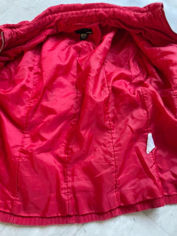 Blouson/ Veste rouge mi-saison - photo numéro 6