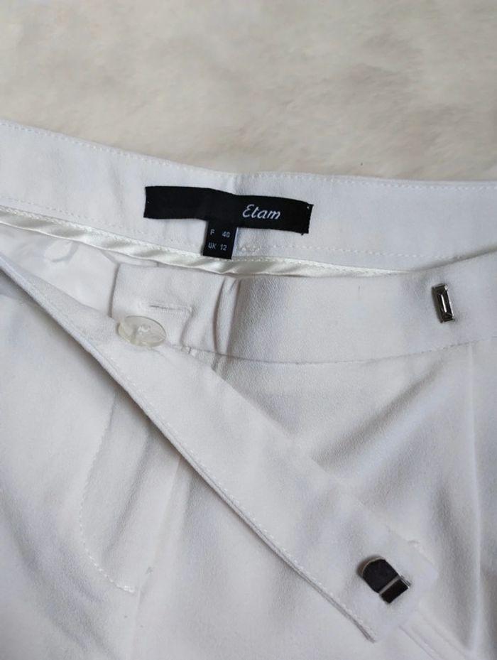 Etam short blanc taille 40 - photo numéro 4