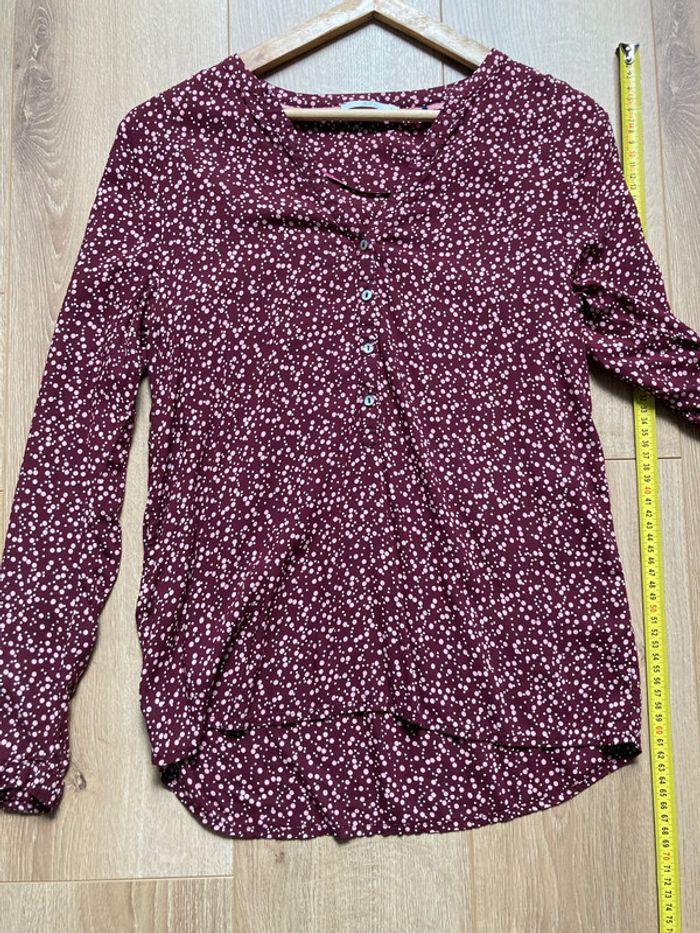 Blouse Bordeaux Esprit edc taille S - photo numéro 4