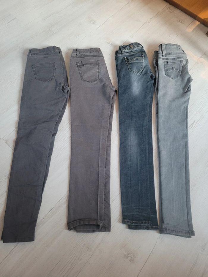 Pantalons femme le lot de 4 jeans skinny taille 36 - photo numéro 3