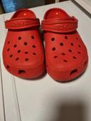 🌺 crocs femme rouge taille 10