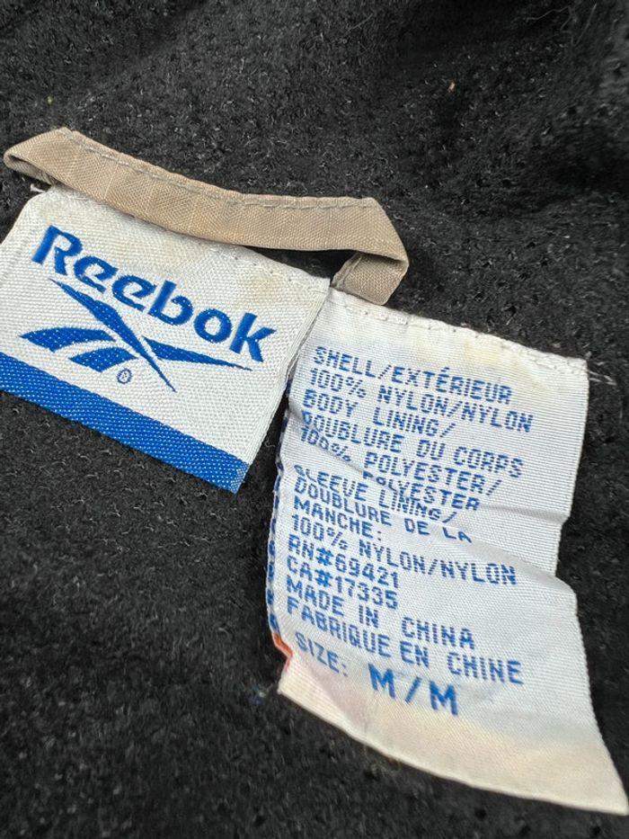 👕 Veste coupe vent Reebok Vintage avec logo brodé Grise Taille M 👕 - photo numéro 8