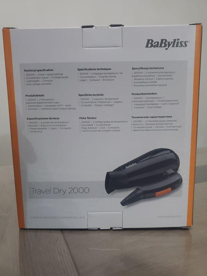 Sèche cheveux Pliable BABYLISS. - photo numéro 2