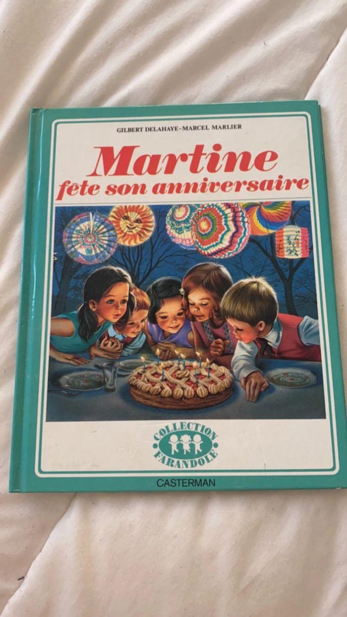 Livre Vintage Martine fête son anniversaire - photo numéro 1