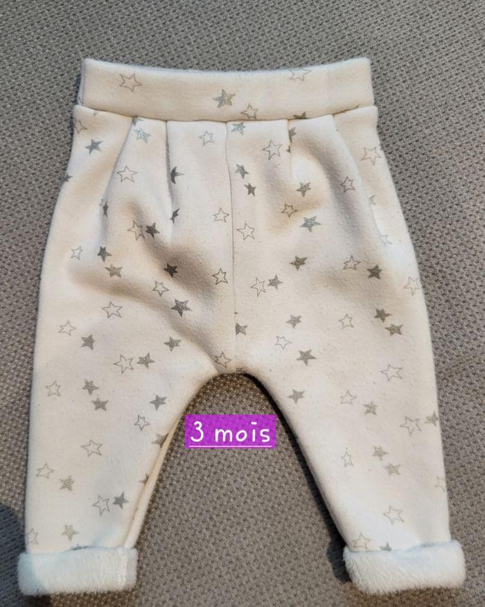 Pantalon doublé polaire 3 mois kiabi - photo numéro 1