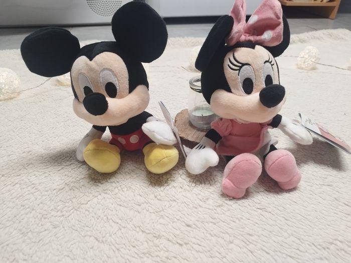 Peluches Mickey & Minnie Neuf - photo numéro 1