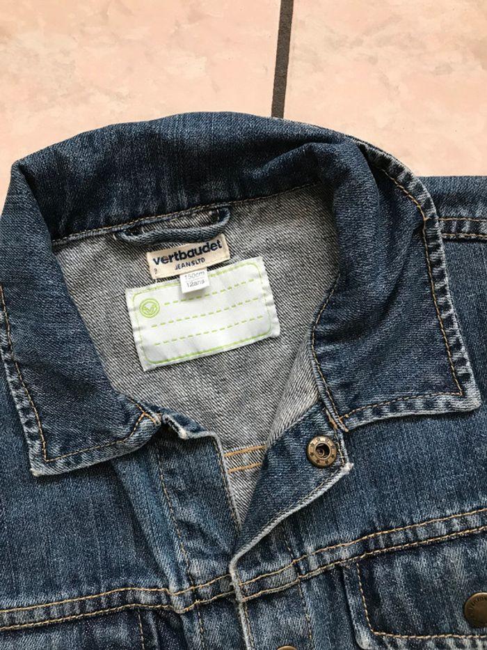 Veste en jean 12 ans Vertbaudet comme neuve garçon - photo numéro 5