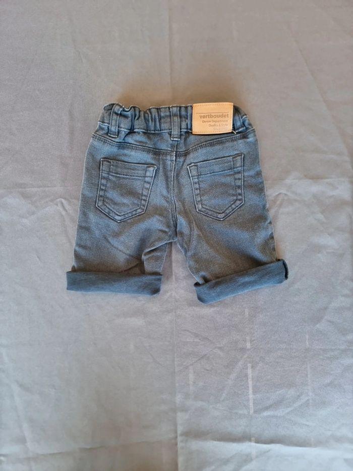 Short jeans 2ans bleu - photo numéro 3