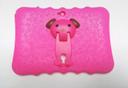 Protège tablette enfant rose avec pied chien