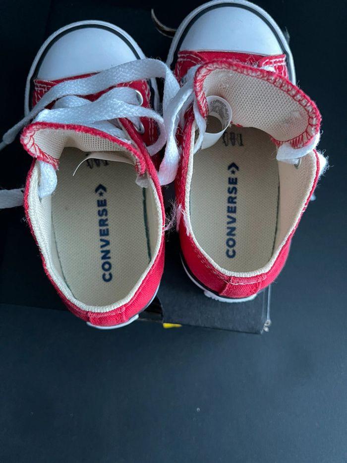 Converse rouge taille 22 - photo numéro 7