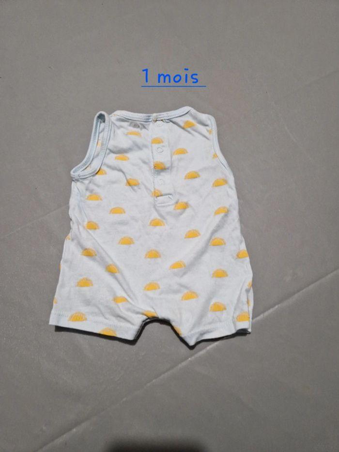 Lot de 4 combi short 1 mois - photo numéro 3