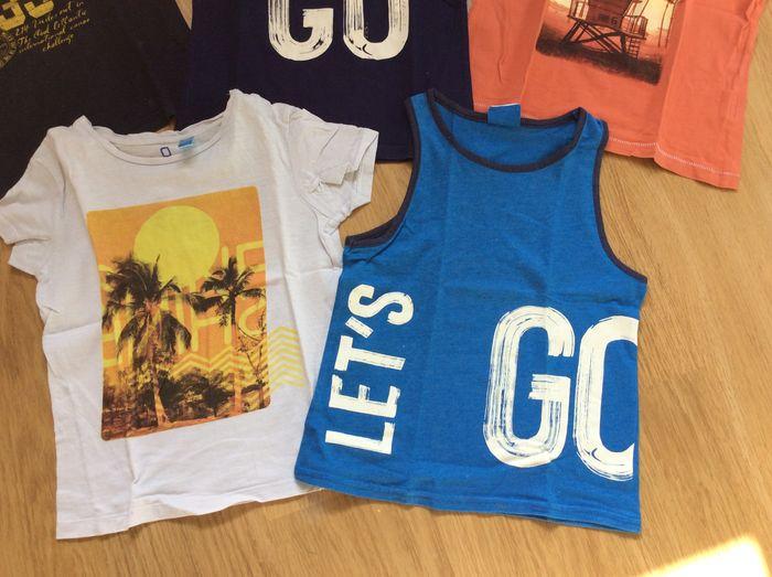 Lot de 5 t-shirts manches courtes 6 ans - photo numéro 4