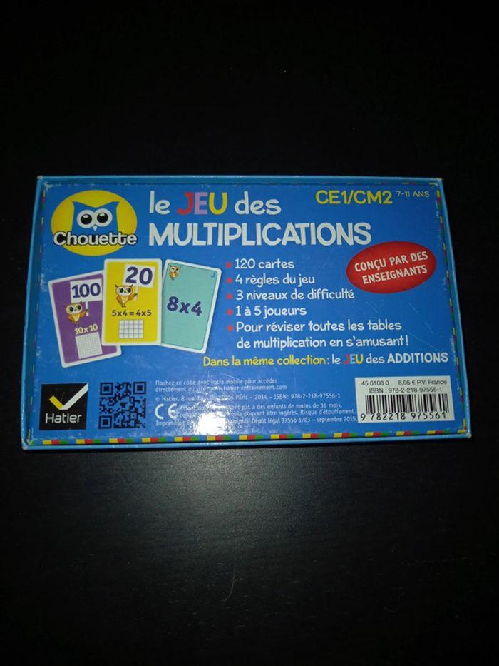 Jeu des multiplications Hatier Ce1 jusque Cm2 - photo numéro 3