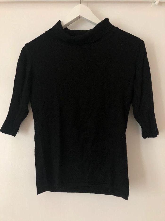 T shirt noir camaïeu taille 1 - photo numéro 1