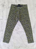 Legging bleu à fleurs jaunes Tex 2/3 ans