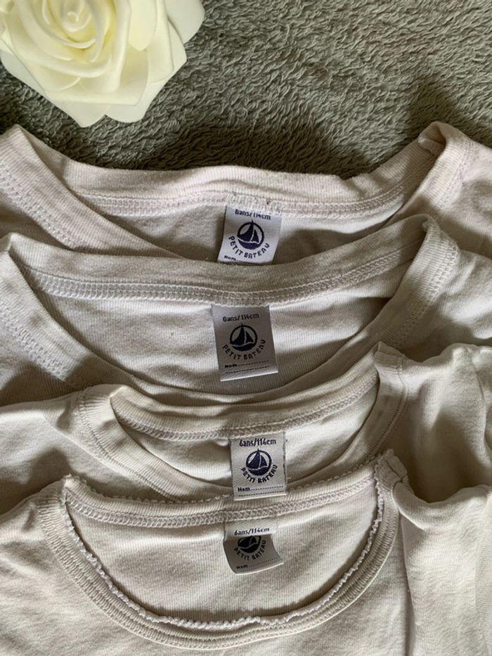 Lot de maillot de corps Petit Bateau - photo numéro 2