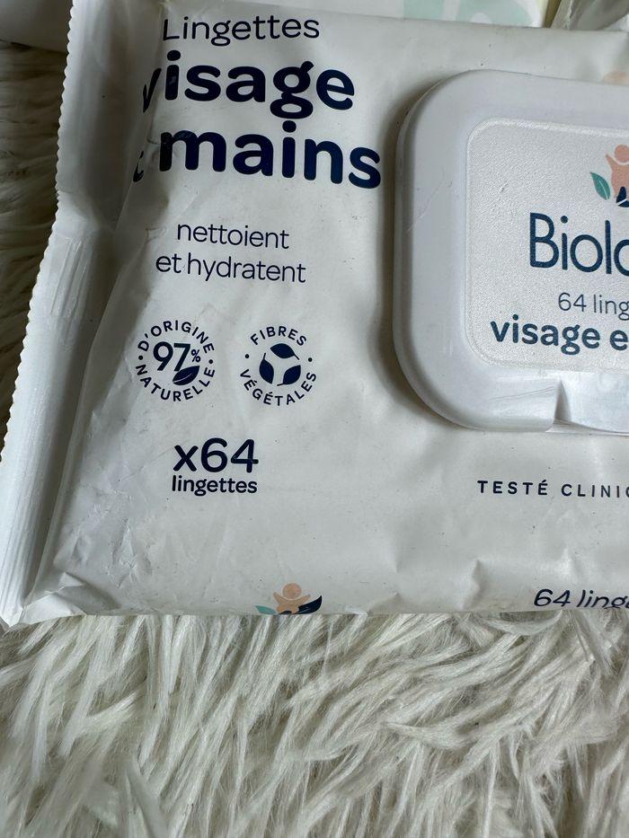 Lot de 5 paquets de 64 lingettes Biolane - photo numéro 2