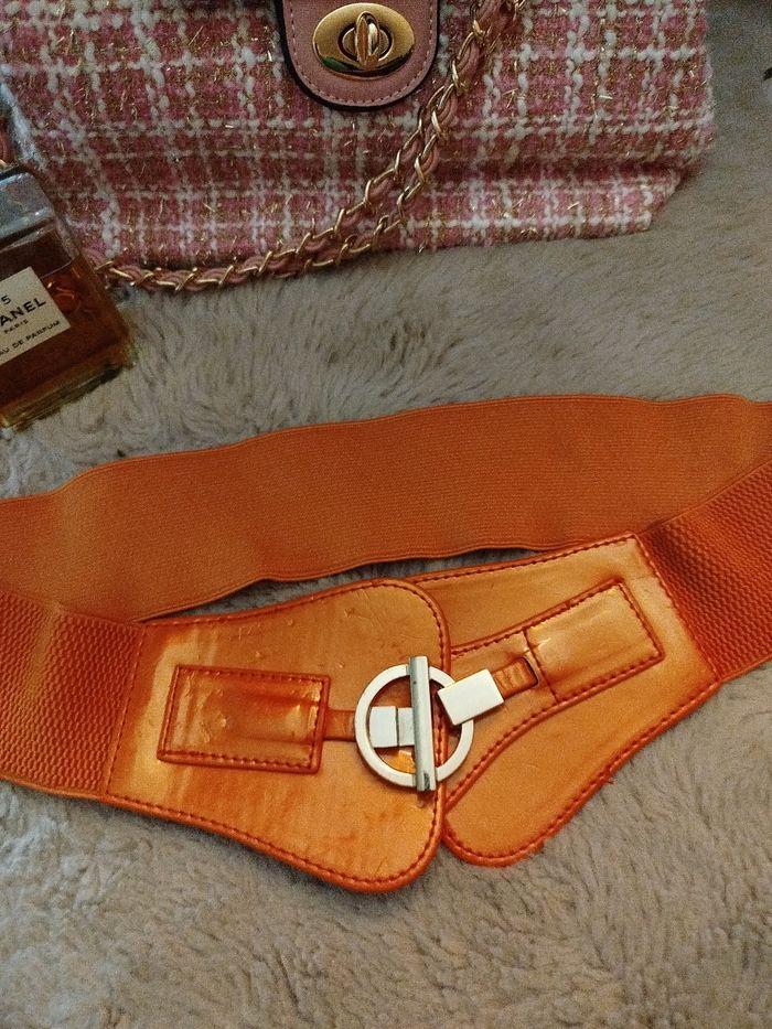 Ceinture Orange élastique Fashion - photo numéro 1