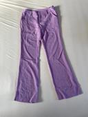 Pantalon violet large pat d’eph 36