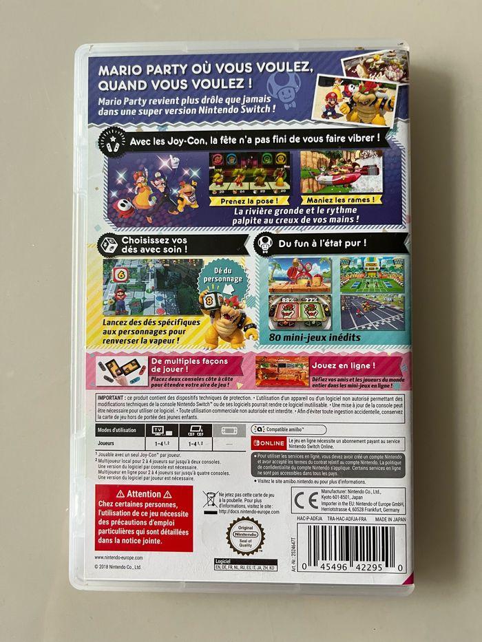 jeu switch super Mario party - photo numéro 2