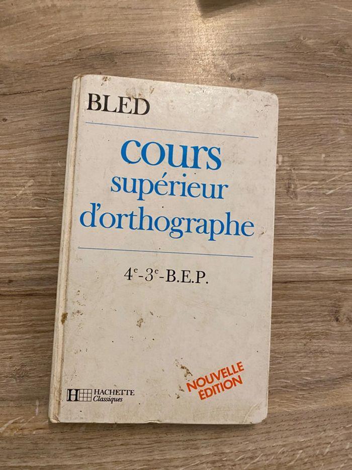 Livre orthographe 3 eme et 4 eme - photo numéro 1