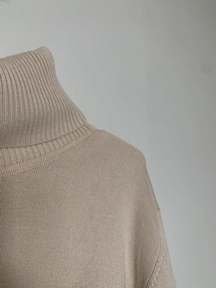 Pull col roulé homme beige - photo numéro 1