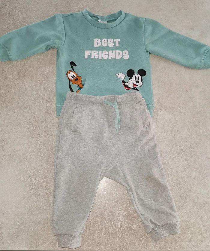 Ensemble Disney Mickey 18 mois +Pull Tic et Tac - photo numéro 2