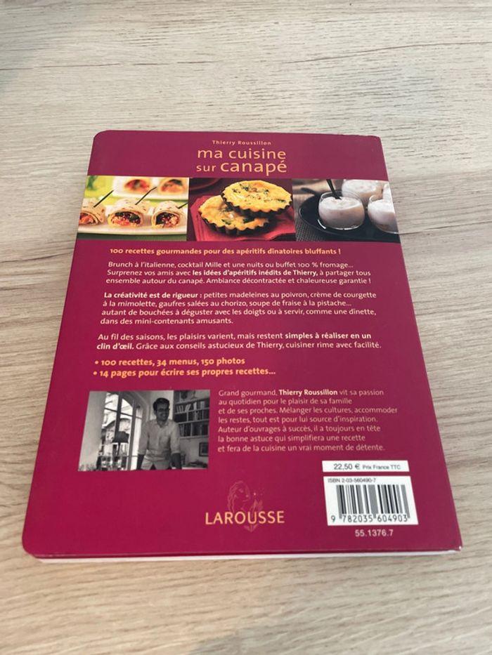 Livre Larousse Ma cuisine sur Canapé - photo numéro 5