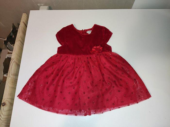 Magnifique robe rouge occasion  12-18 M