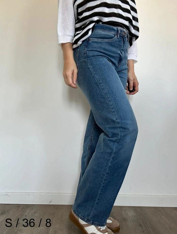 Jean droit wide leg bleu Esmara – Tendance et confortable, taille 36, très bon état 💖 - photo numéro 3