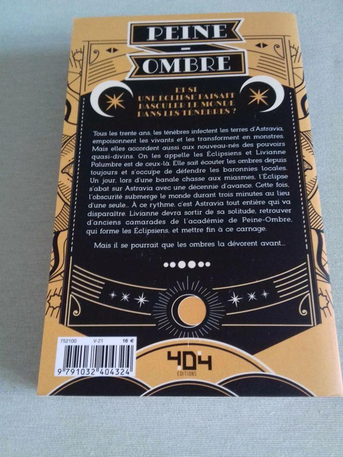 Livre peine-ombre - photo numéro 2