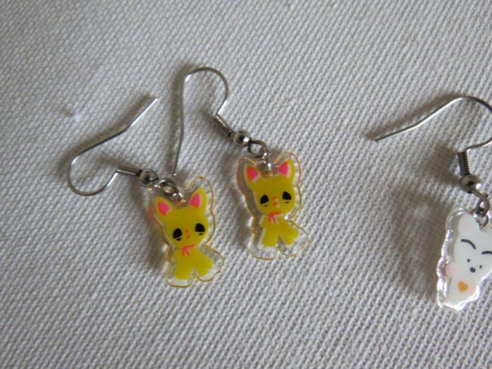 Lots de 3 paires de boucles d'oreilles Kawaii - photo numéro 5