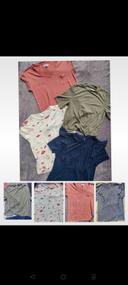 Lot 4 t-shirts fille 14 ans / taille 34 Only Creeks Liberto Zara