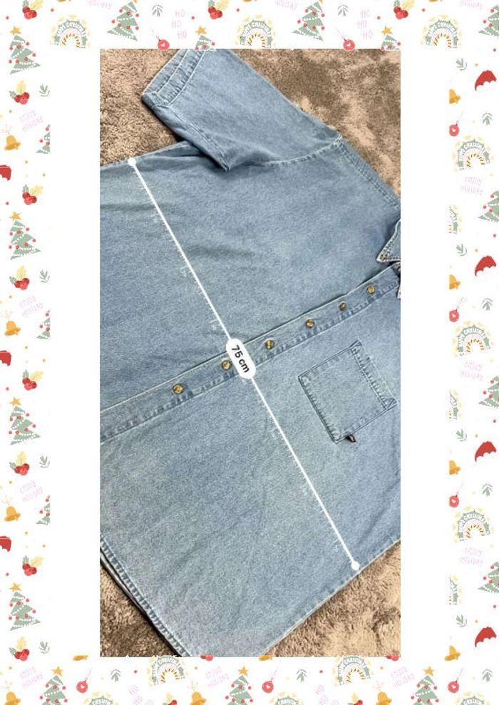 👕 Chemise en jean Homme Dickies Bleu Taille 4XL 👕 - photo numéro 5